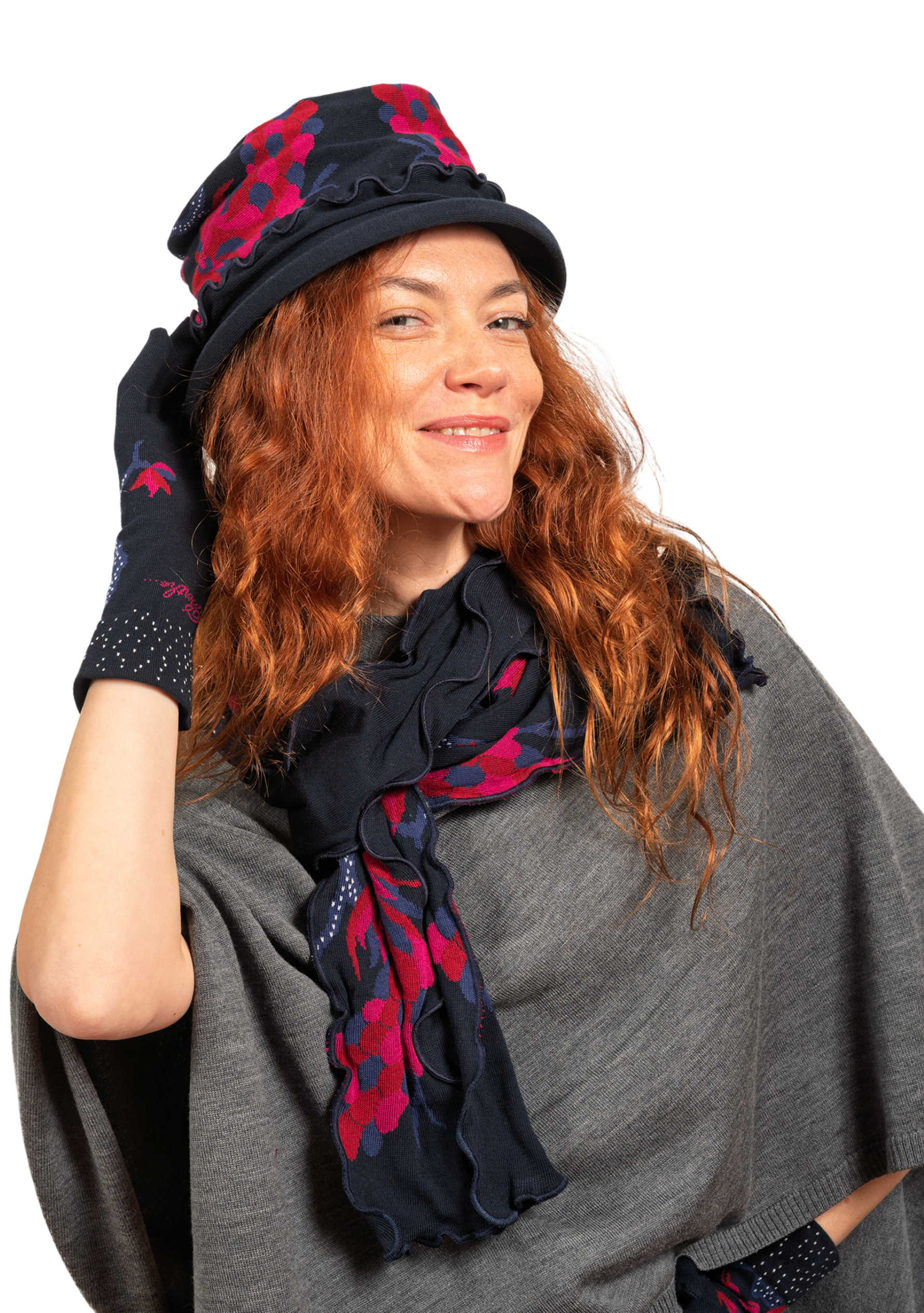 Chapeau femme en coton Le Paon