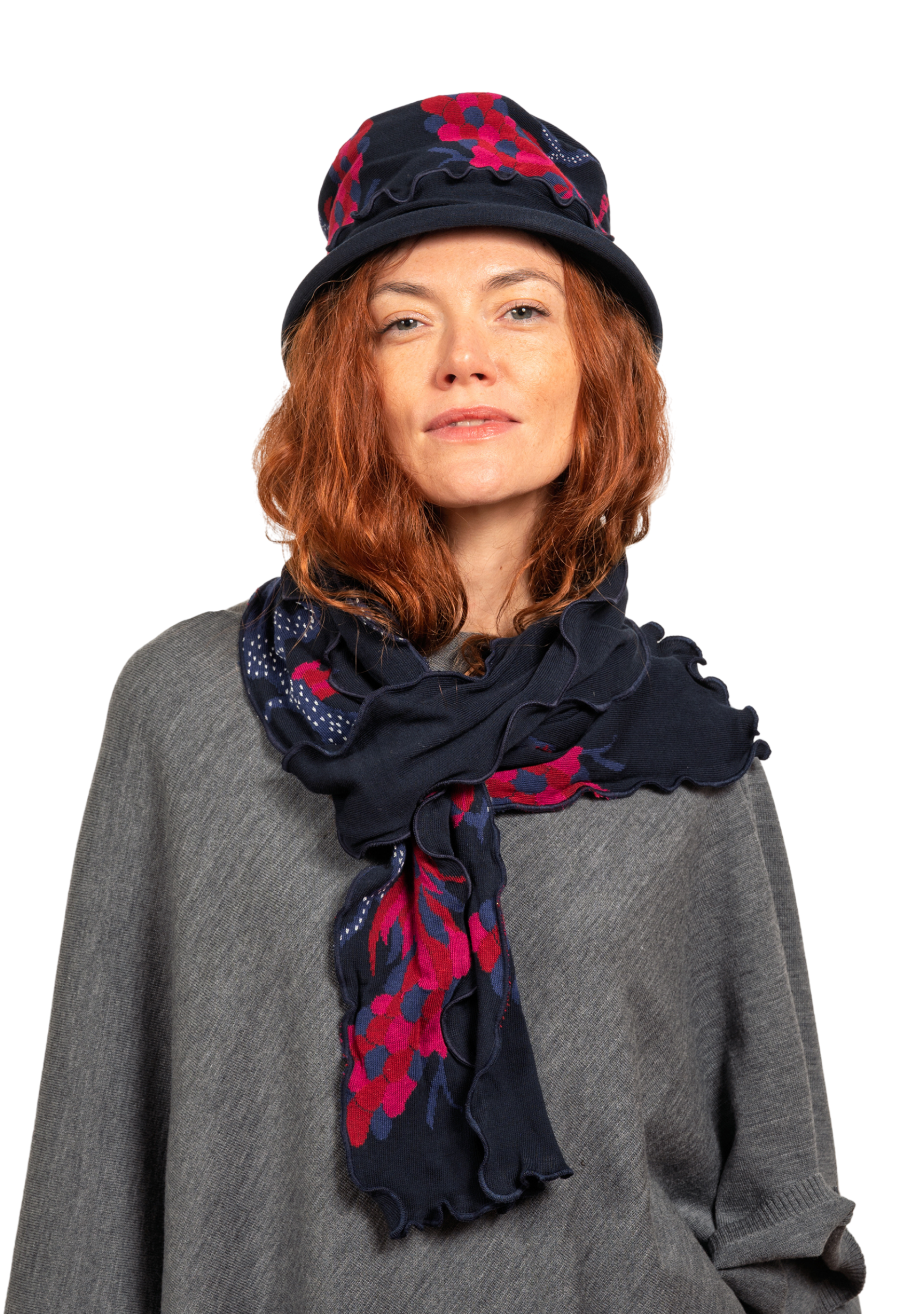 Écharpe pour femme en coton Le Paon