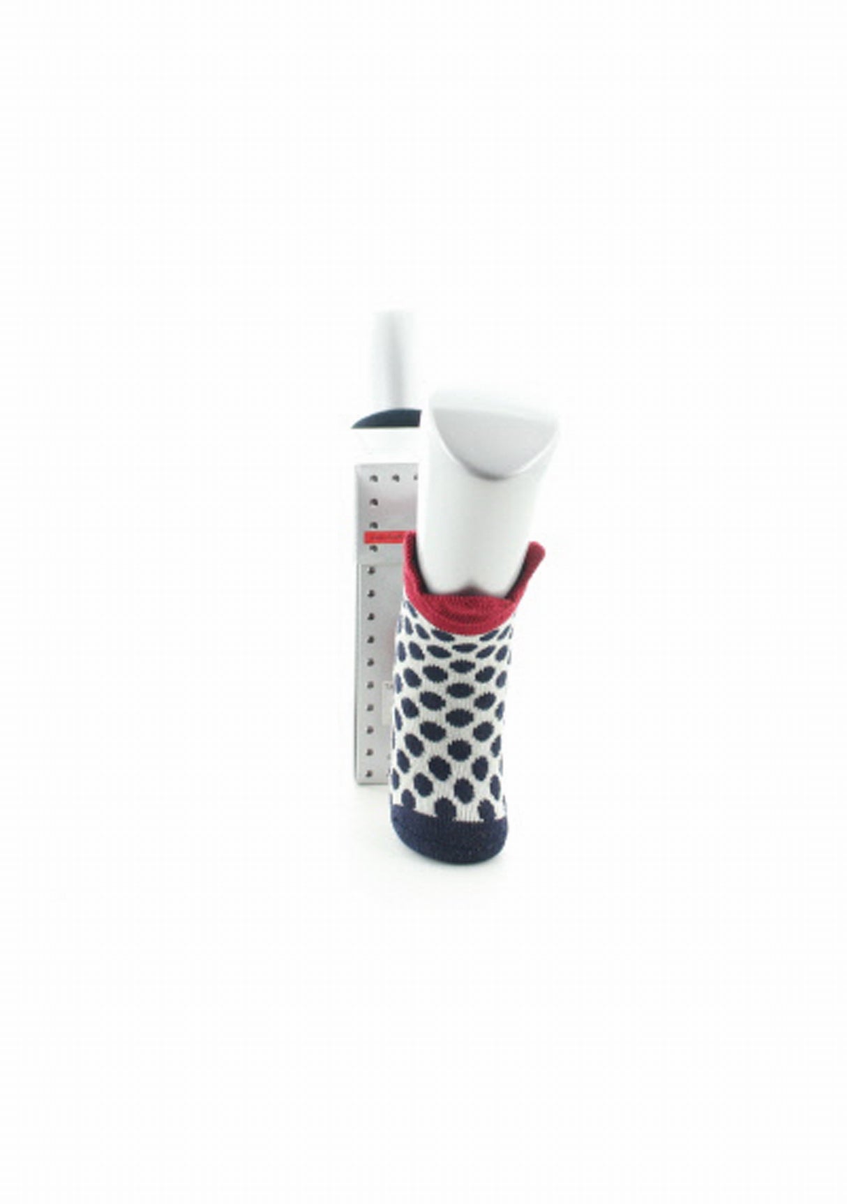 Boite cadeau chaussettes bébé coton homard et pois MARINE