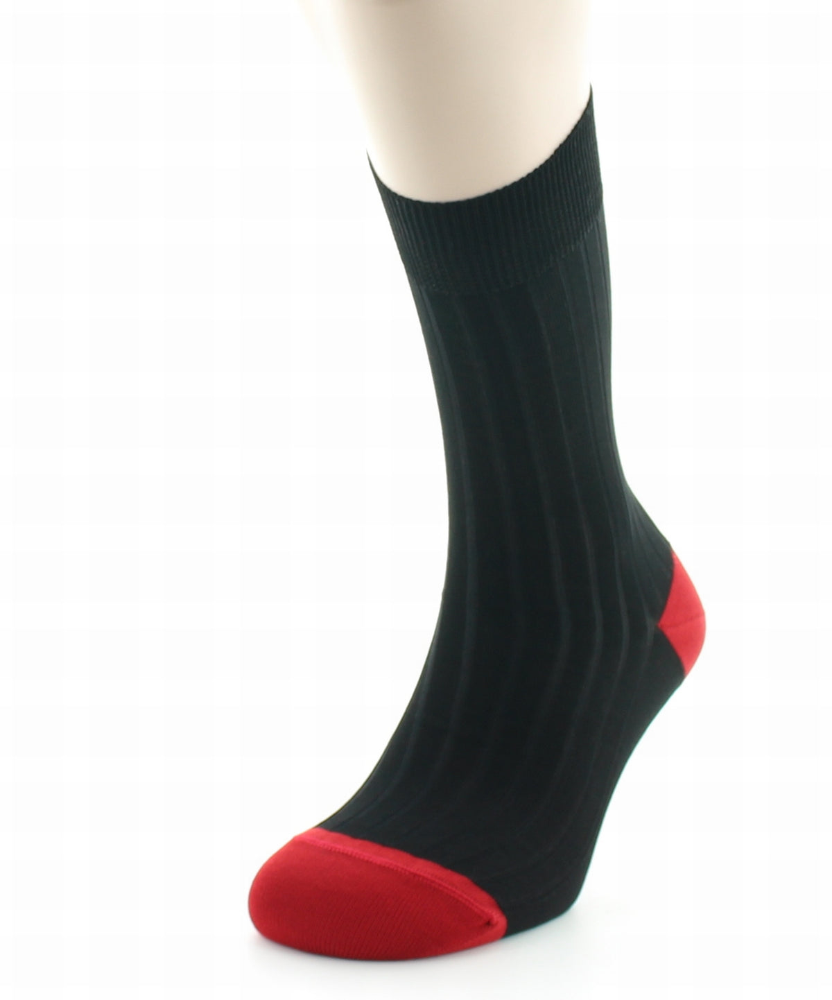 Chaussettes Aristote noir / vigne NOIR-VIGNE
