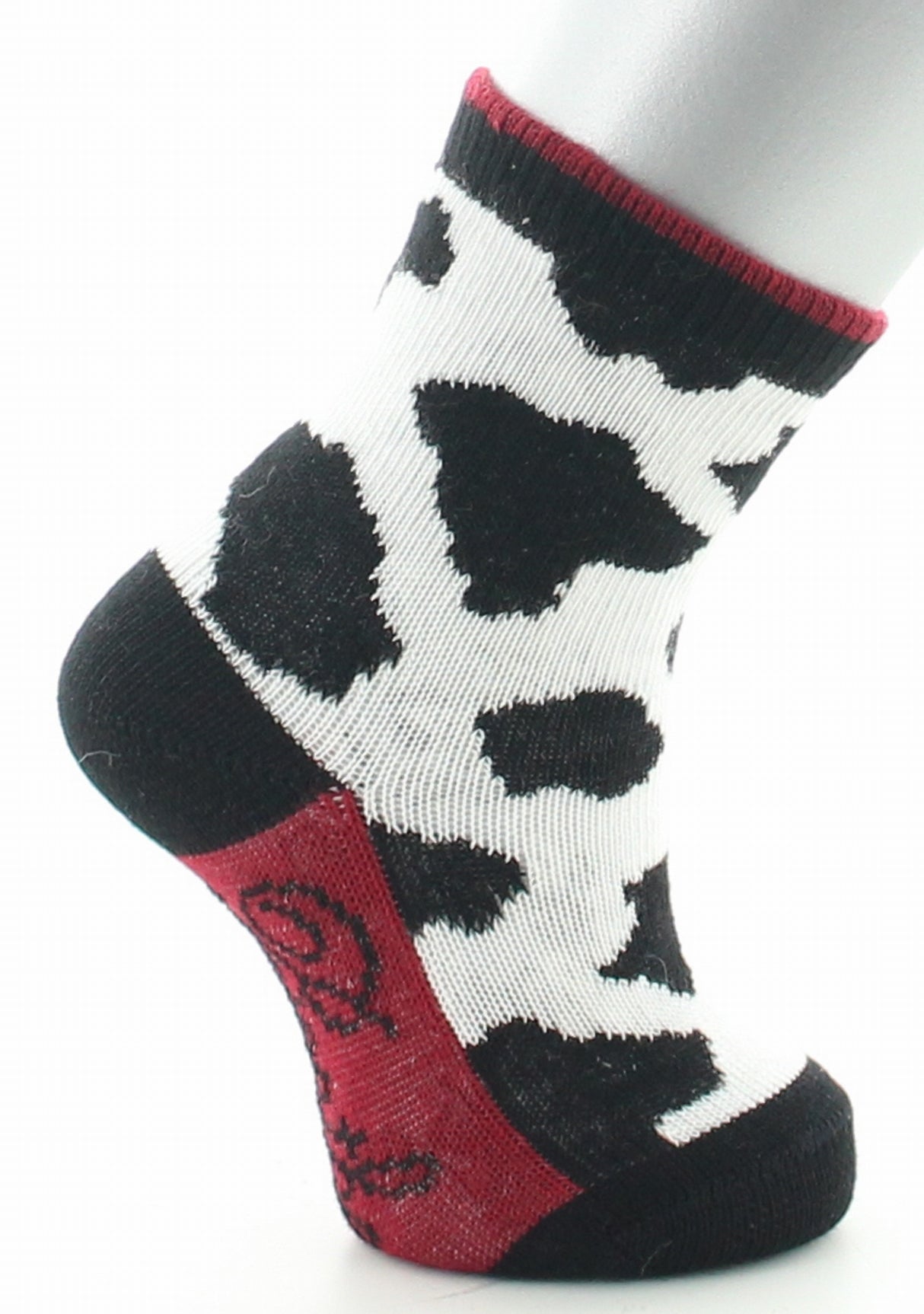 Chaussettes bébé coton la vache NOIR