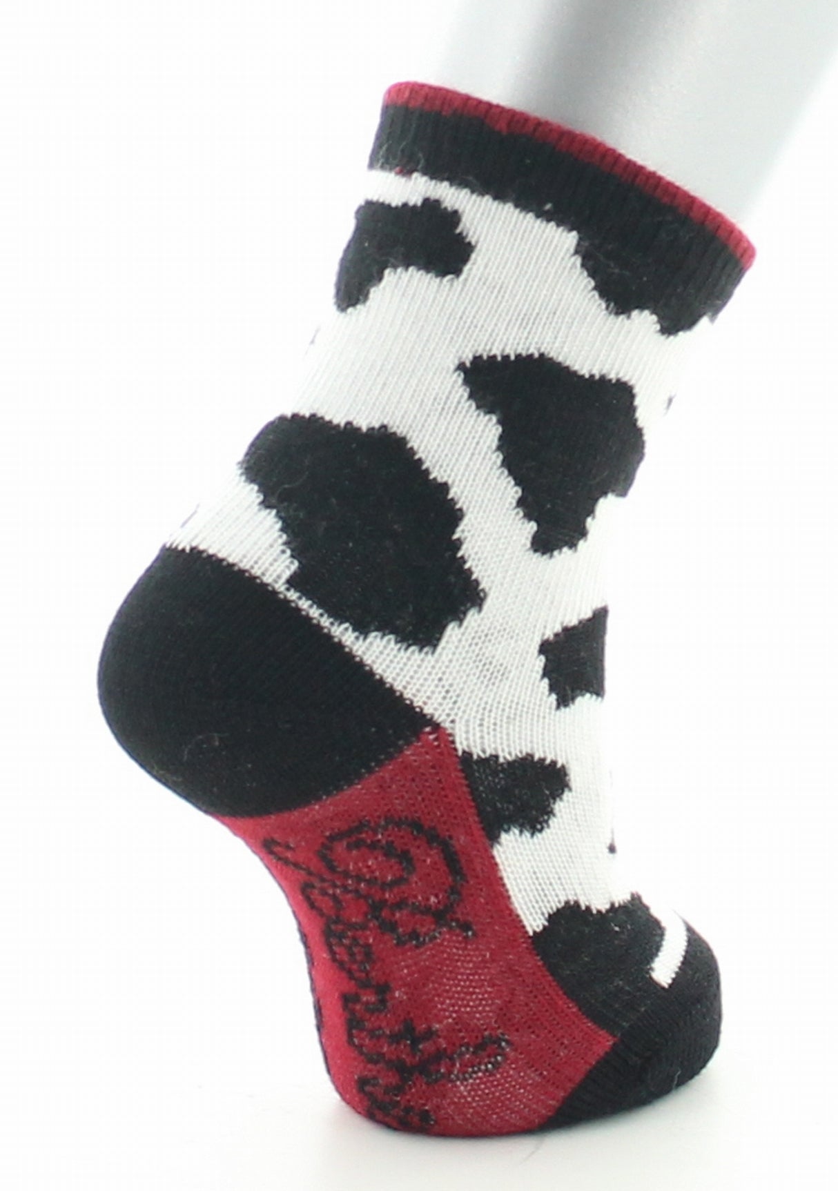 Chaussettes bébé coton la vache NOIR