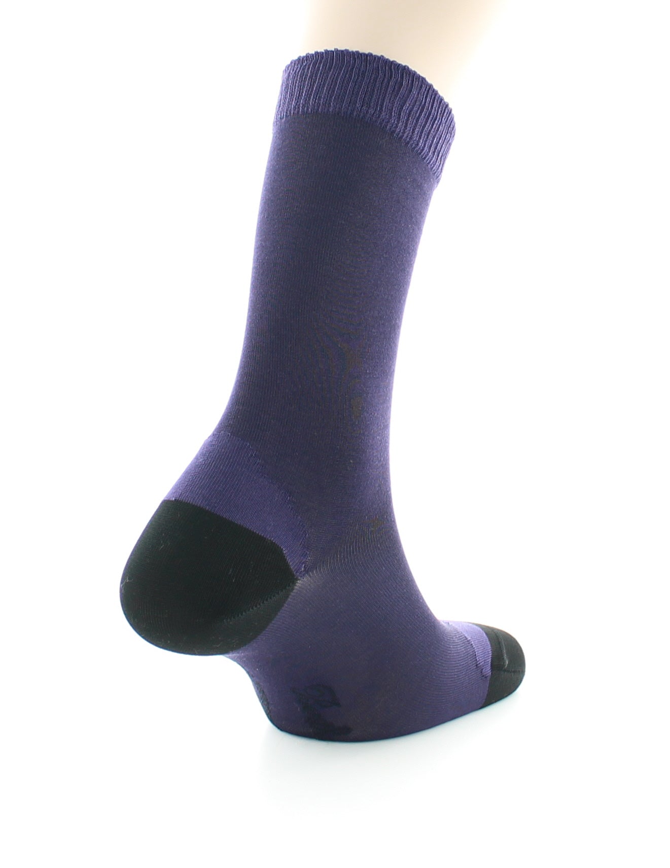 Chaussettes En Soie Cardinal et Noir RAISIN