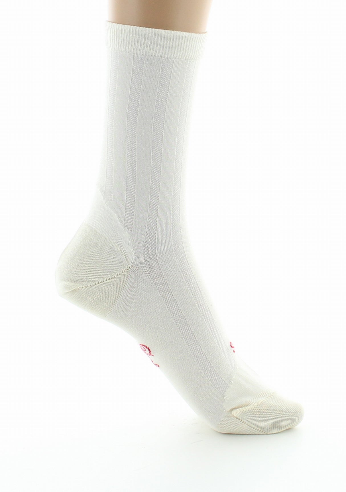 Chaussettes en soie écrue ECRU