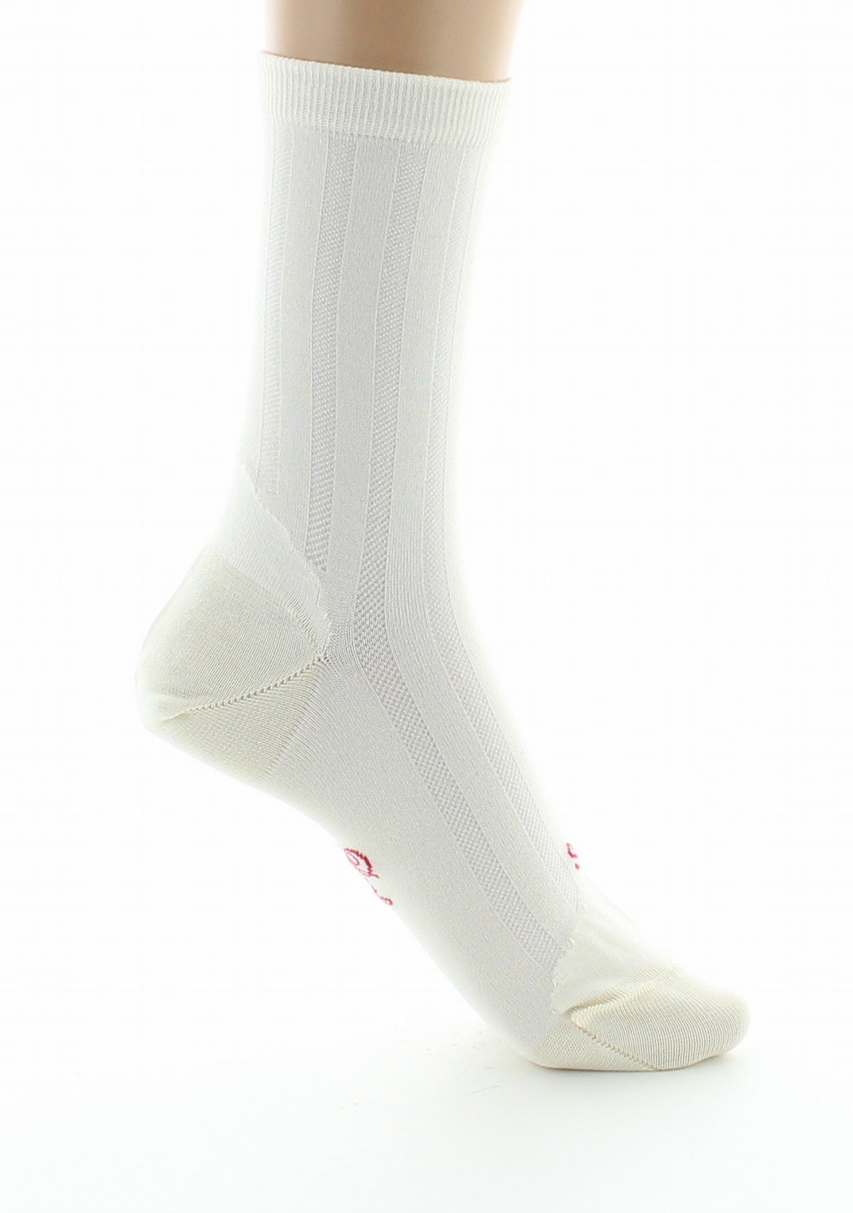 Chaussettes en soie écrue ECRU