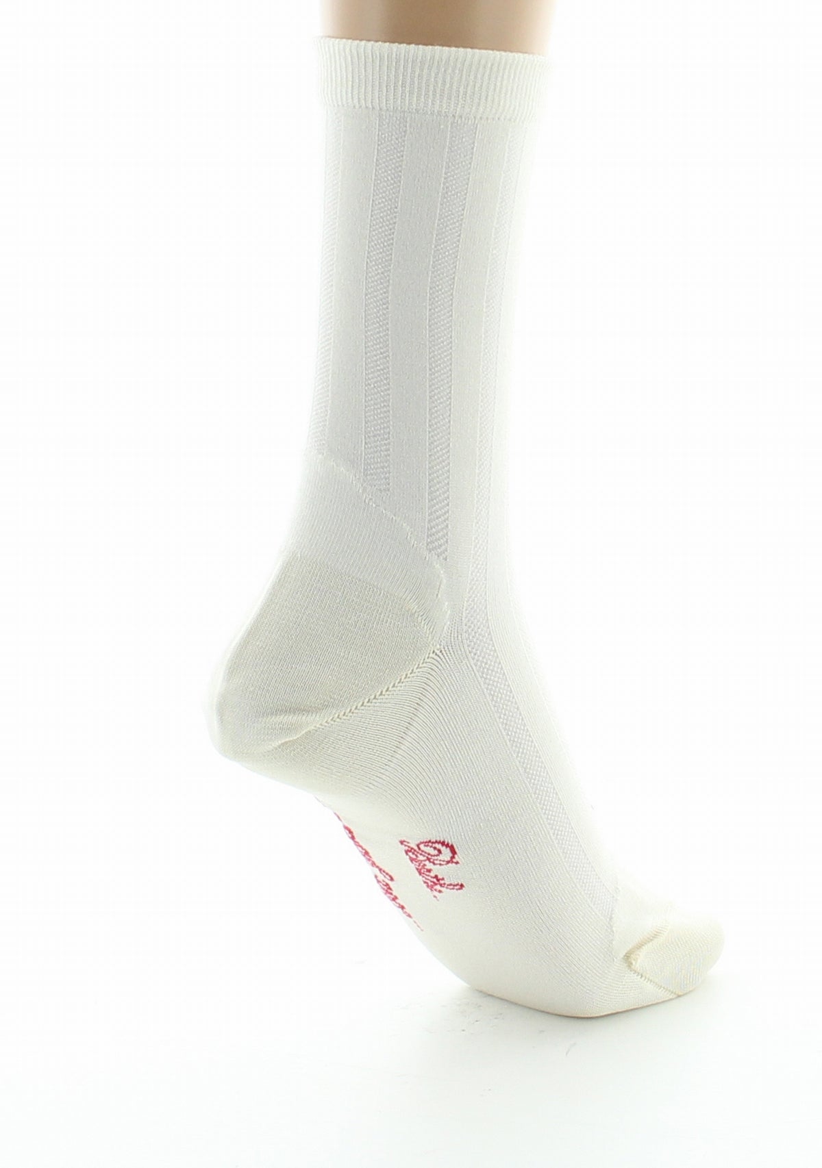 Chaussettes en soie écrue ECRU
