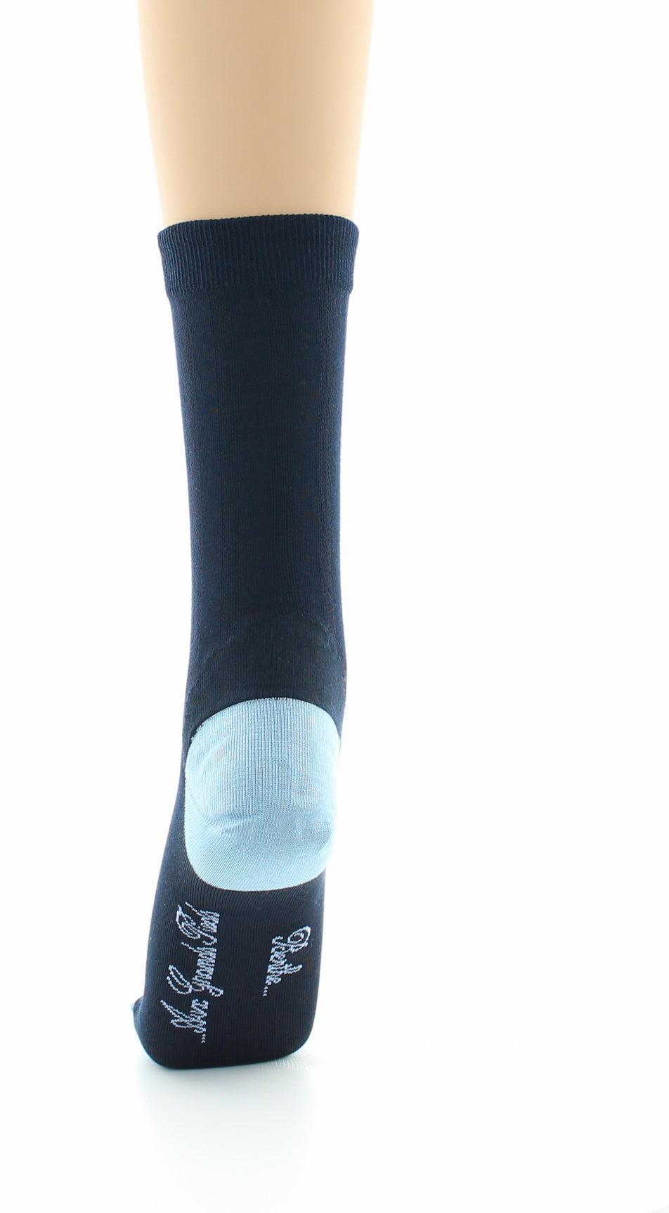 Chaussettes en soie marine-ciel MARINE-CIEL