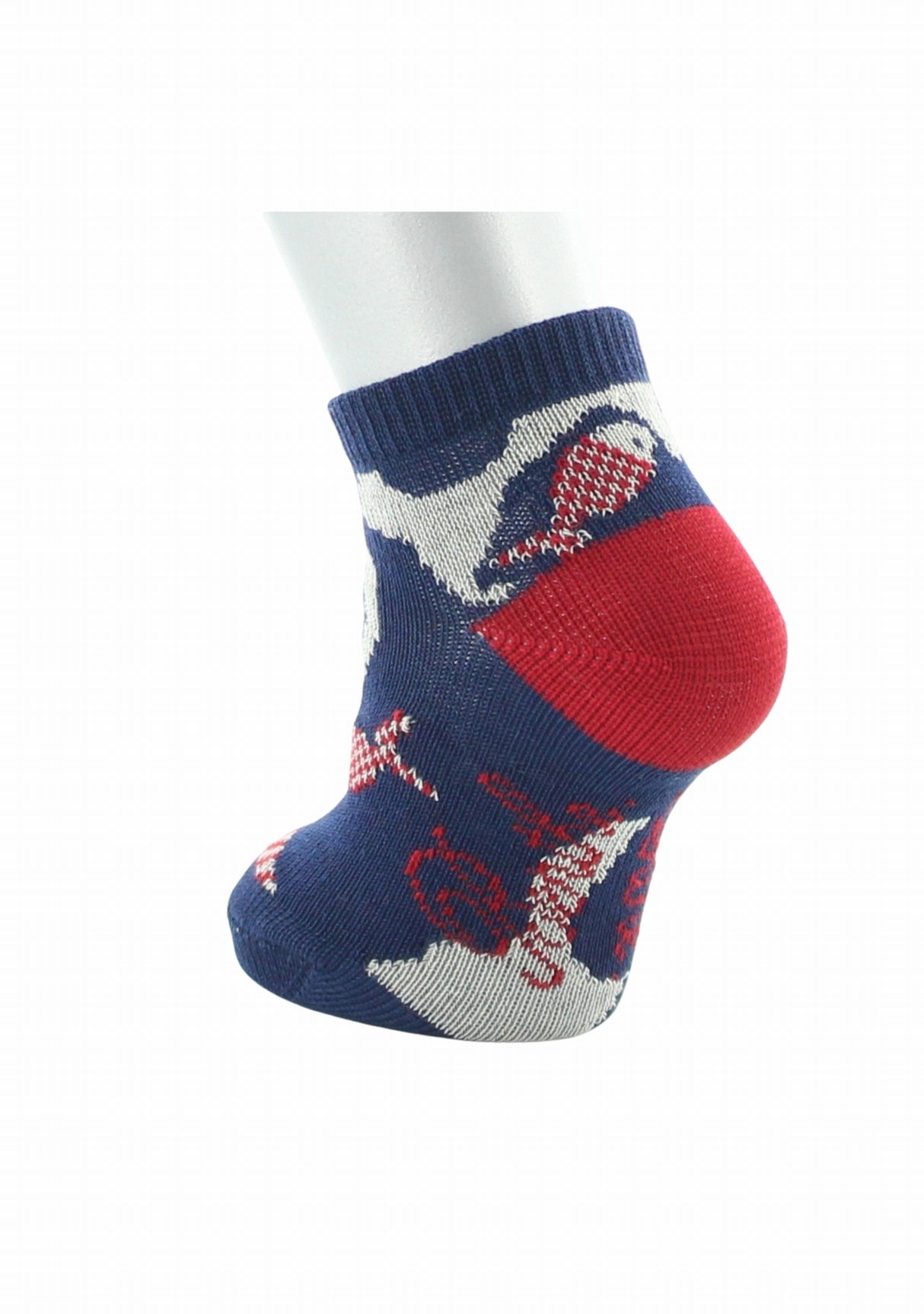Chaussettes enfant Berthe Aux Grands Pieds poissons rouges BLEU