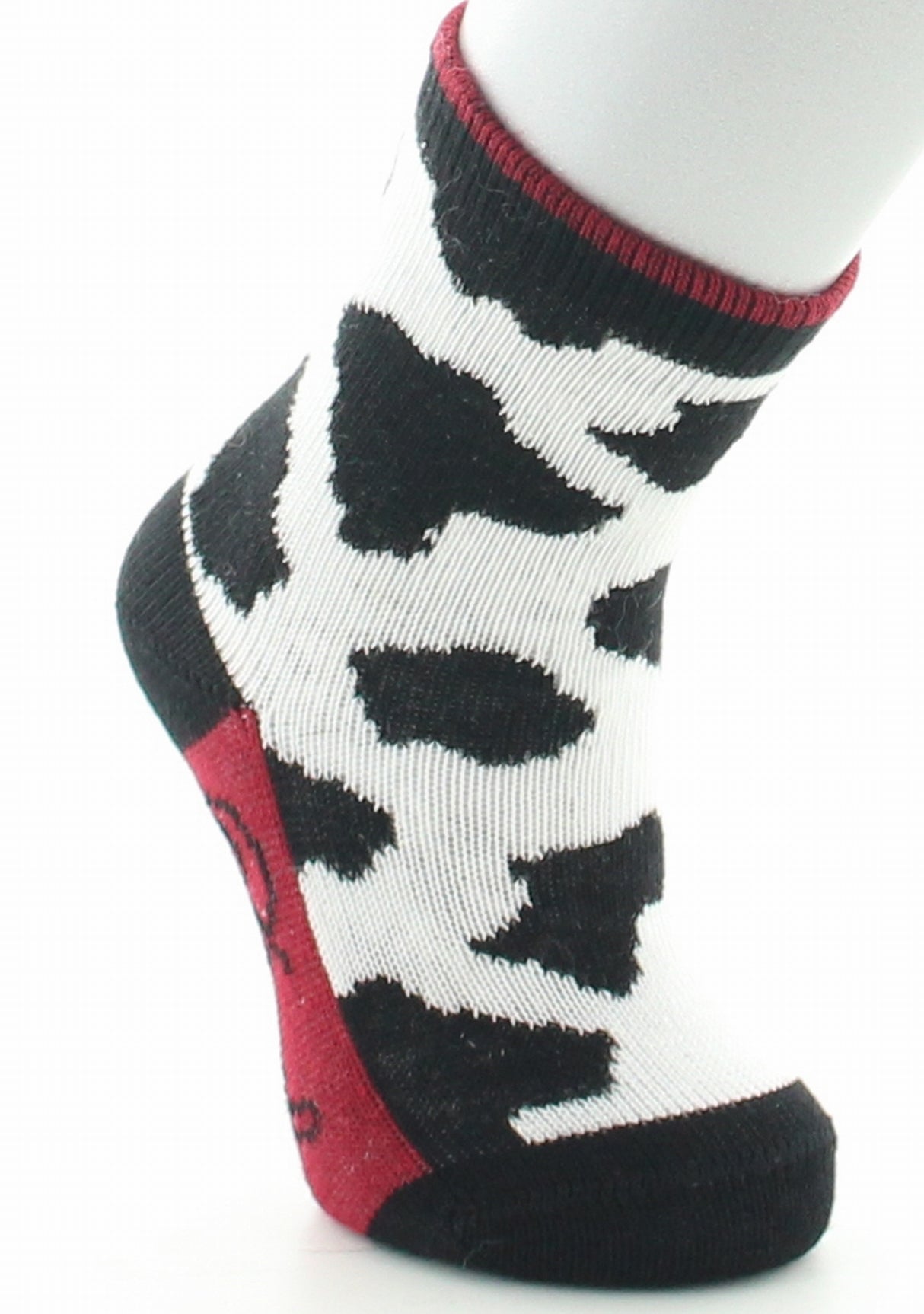 Chaussettes enfant coton la vache NOIR