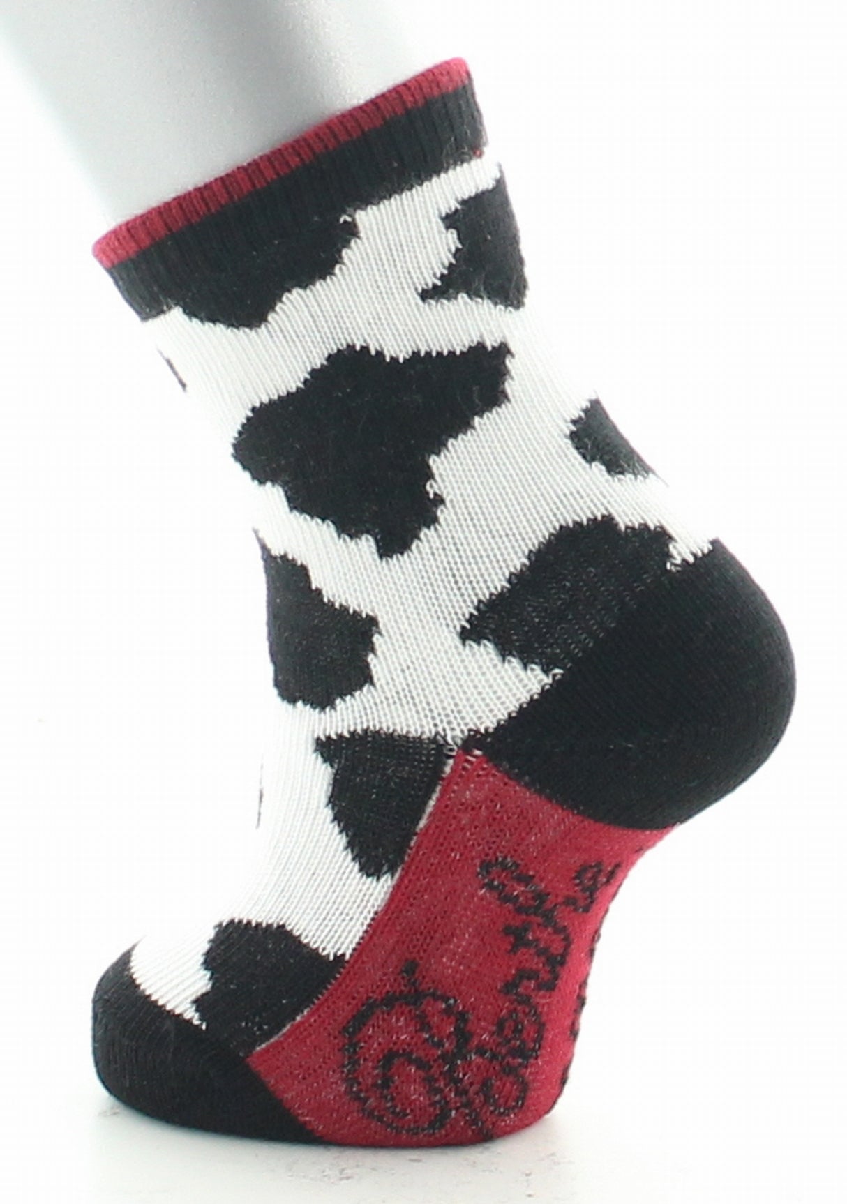 Chaussettes enfant coton la vache NOIR