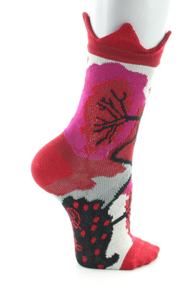 Chaussettes Enfant L'arbre à couronne ROSE