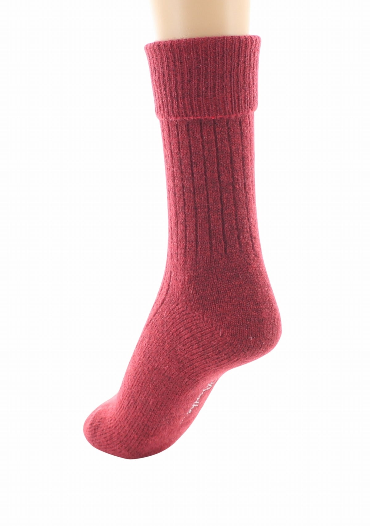 Chaussettes femme Baby Alpaga Berthe Rouge ROUGE