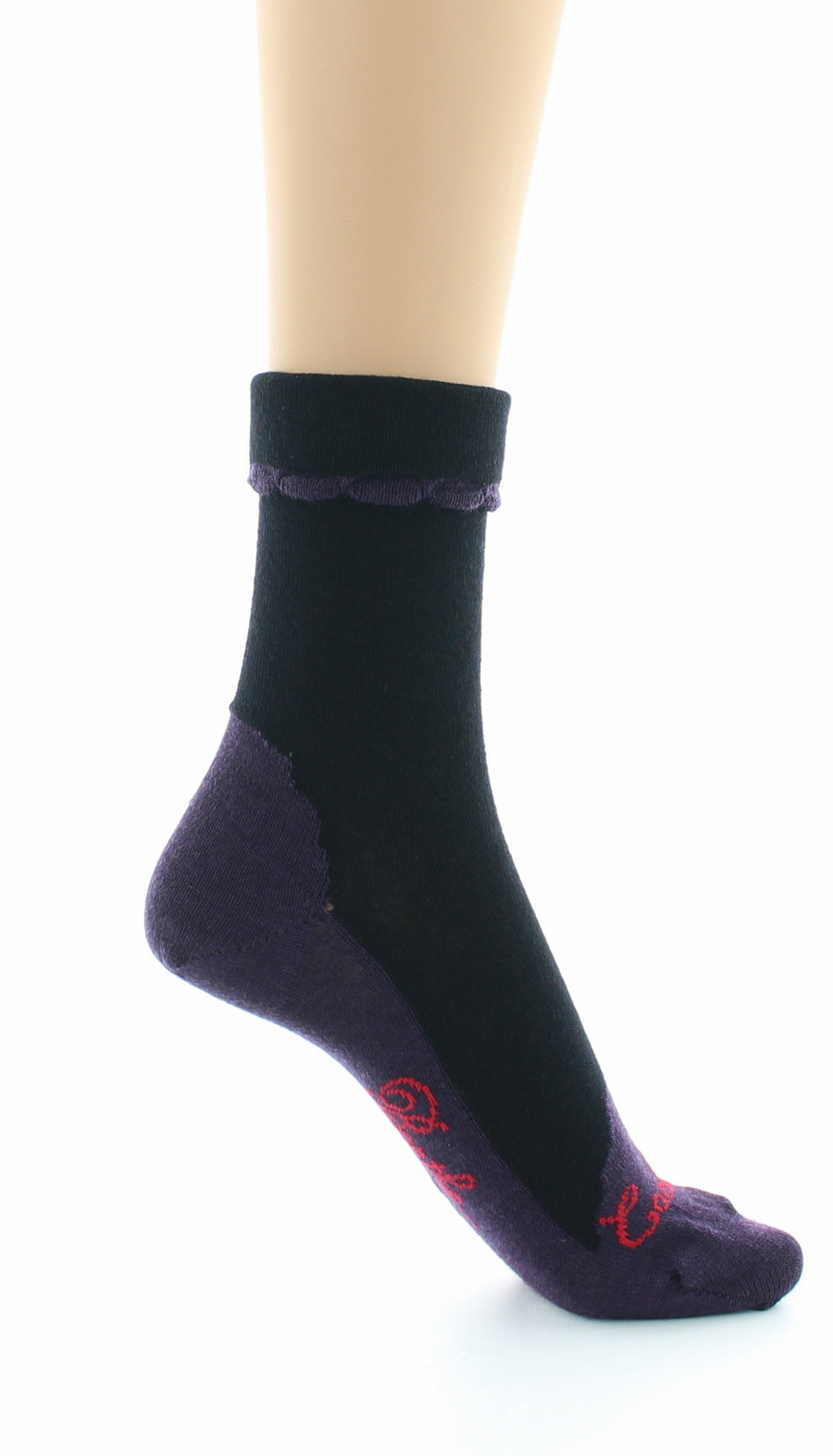 Chaussettes femme en Cachemire - Noir NOIR