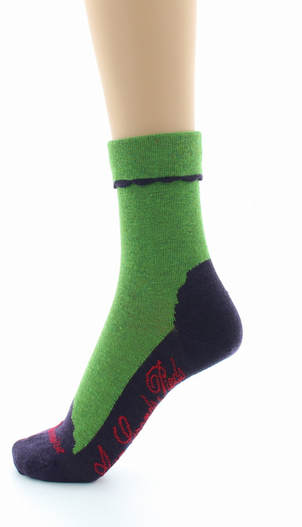 Chaussettes femme en Cachemire - Vert VERT