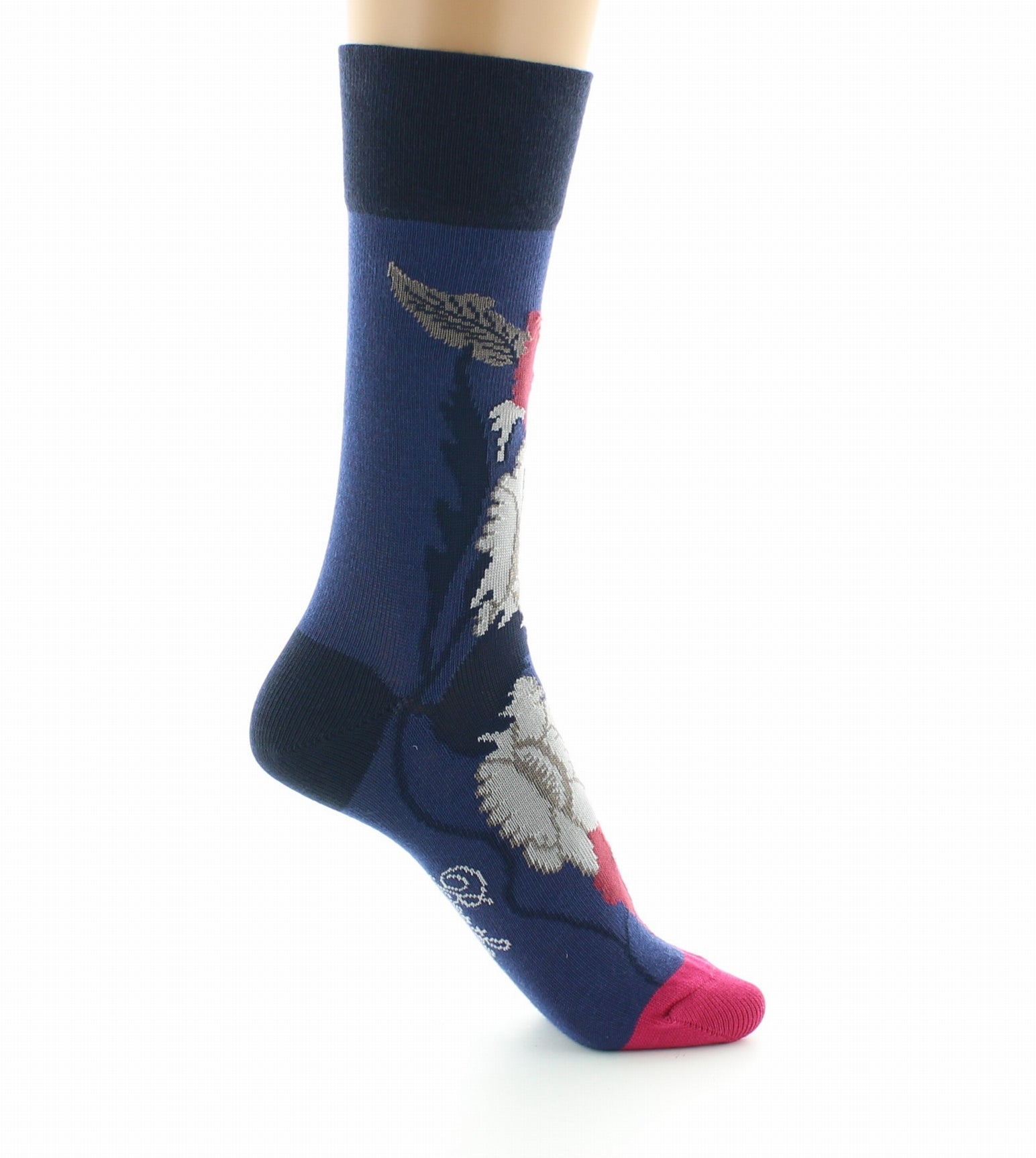 Chaussettes Fleurs de Kyoto BLEU