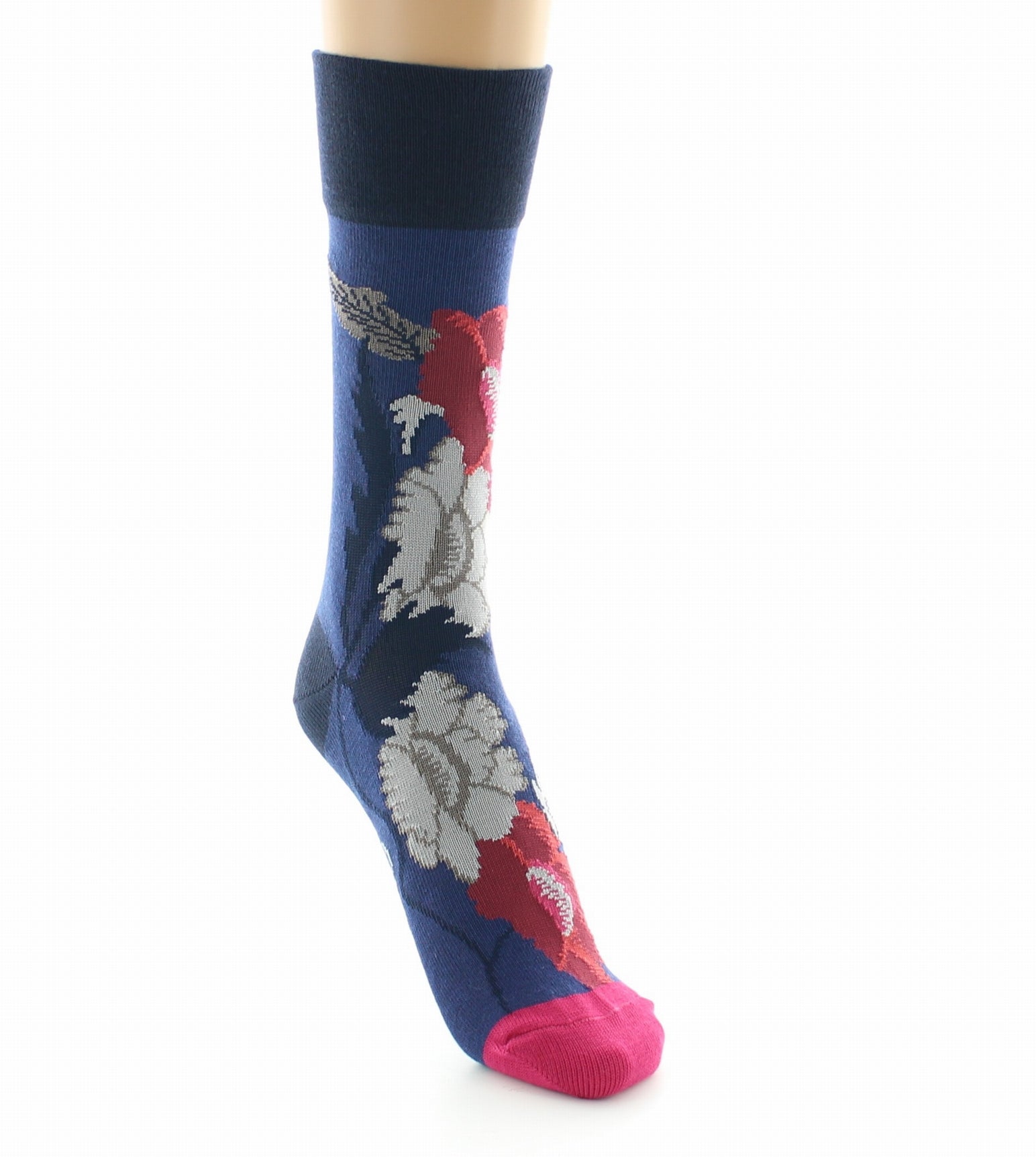 Chaussettes Fleurs de Kyoto BLEU