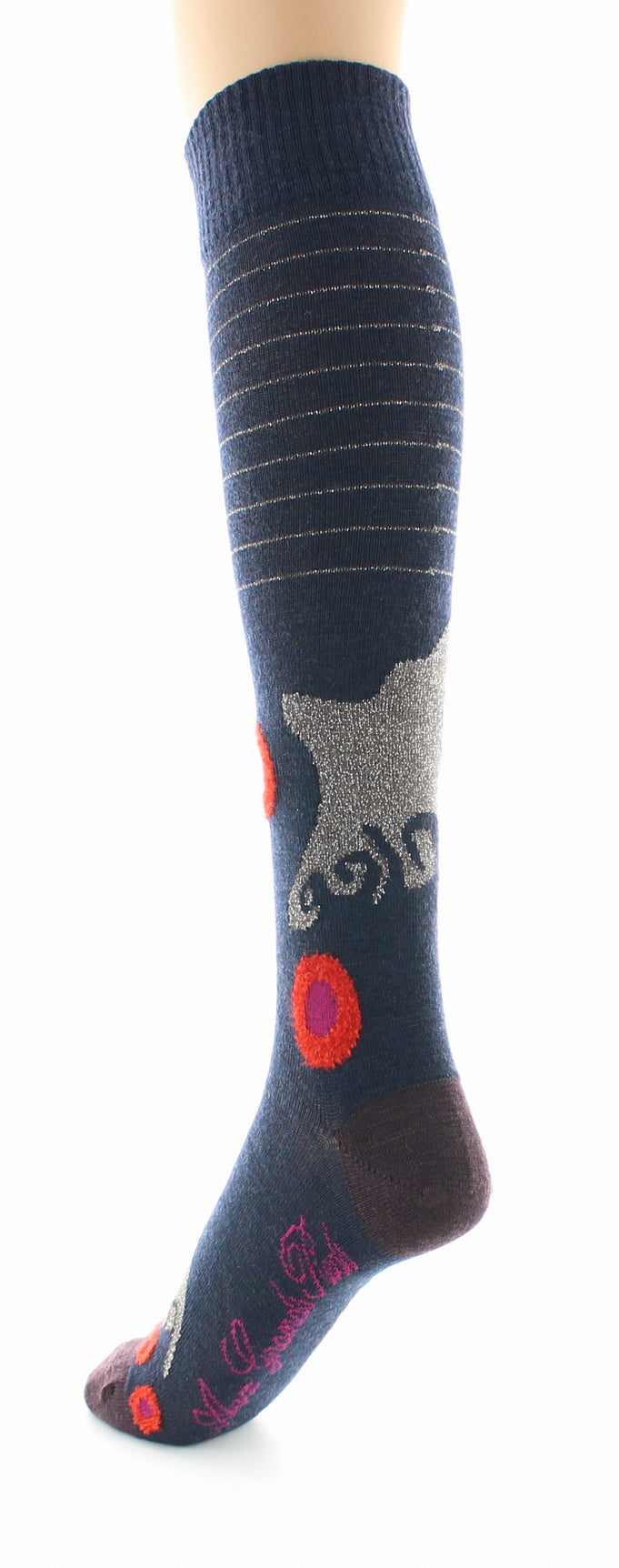 Chaussettes hautes L'eau et le feu MARINE