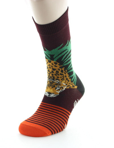 Chaussettes Homme La Panthère ORANGE/ROUILLE