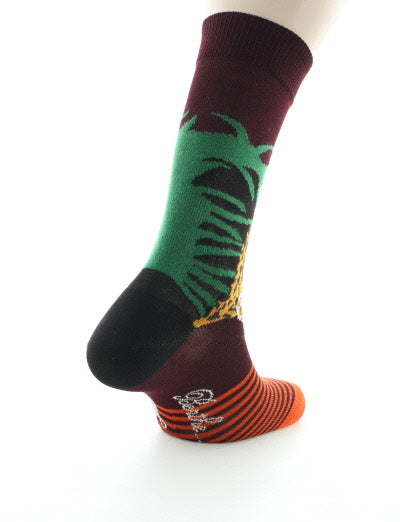 Chaussettes Homme La Panthère ORANGE/ROUILLE