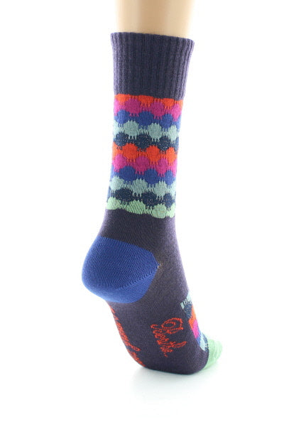 Chaussettes Ondulations Colorées RAISIN