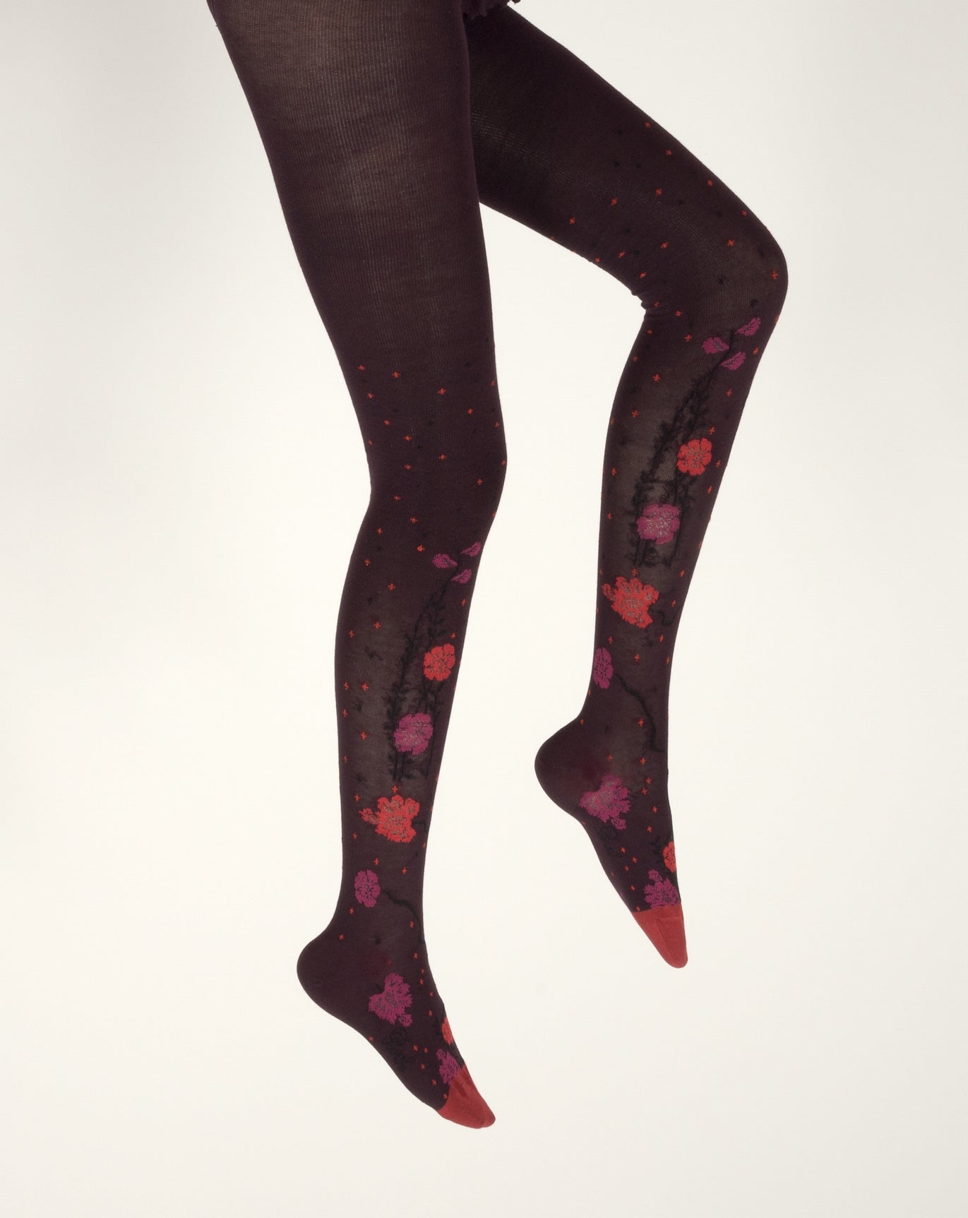 Collants coton femme couleurs d'automne