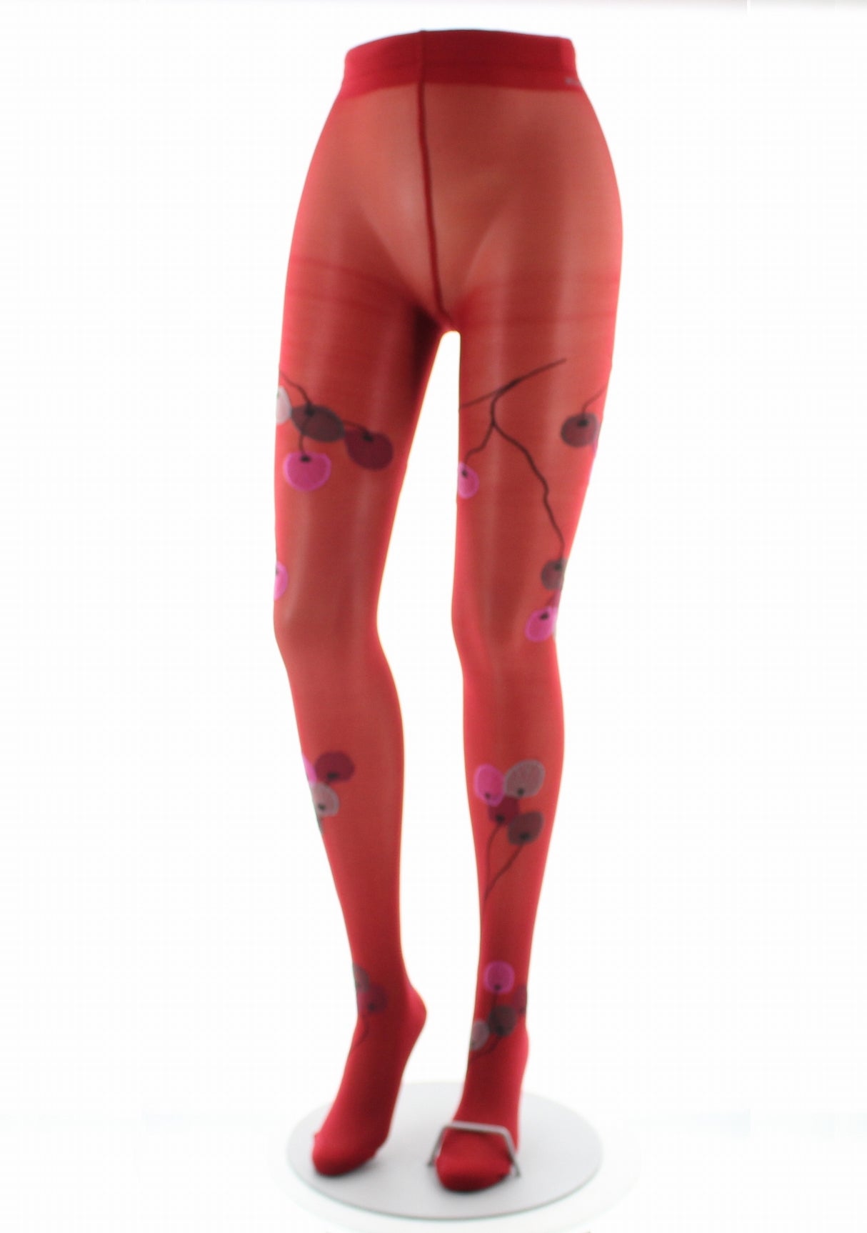 Collants femme 30D rouge monnaie du pape rose ROUGE/ROSE