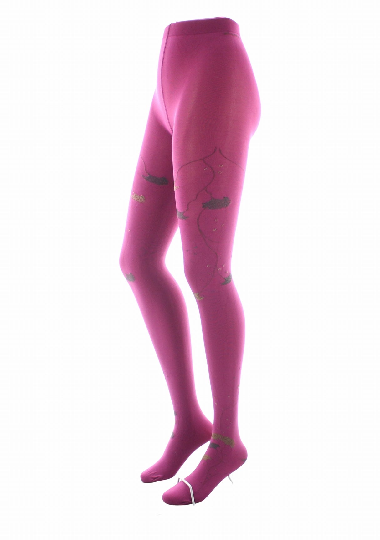 Collants femme 40 deniers Berthe Albizia Fuchsia/Kaki/Gris FUCHSIA
