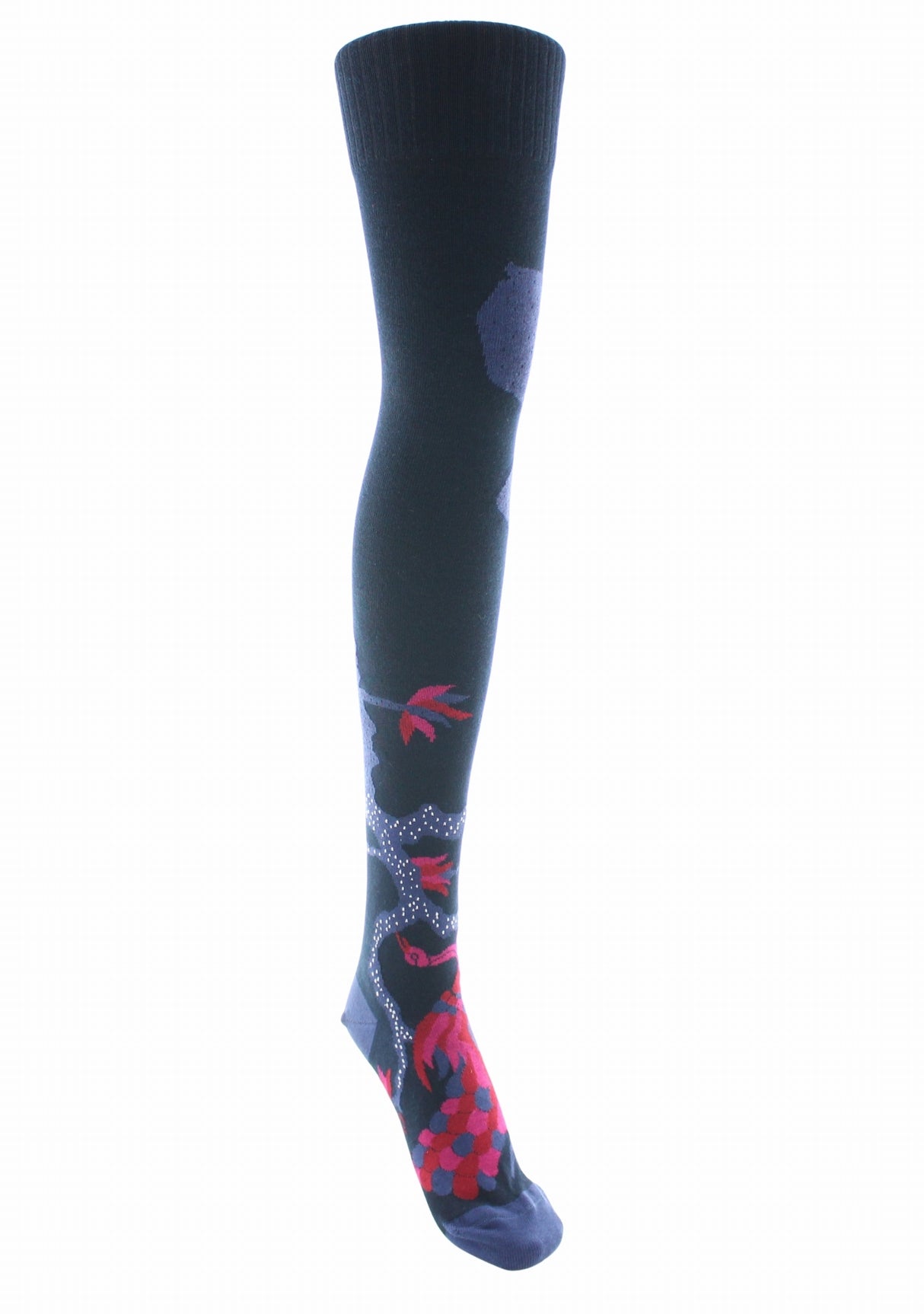 Jambières femme coton Berthe Le Paon MARINE