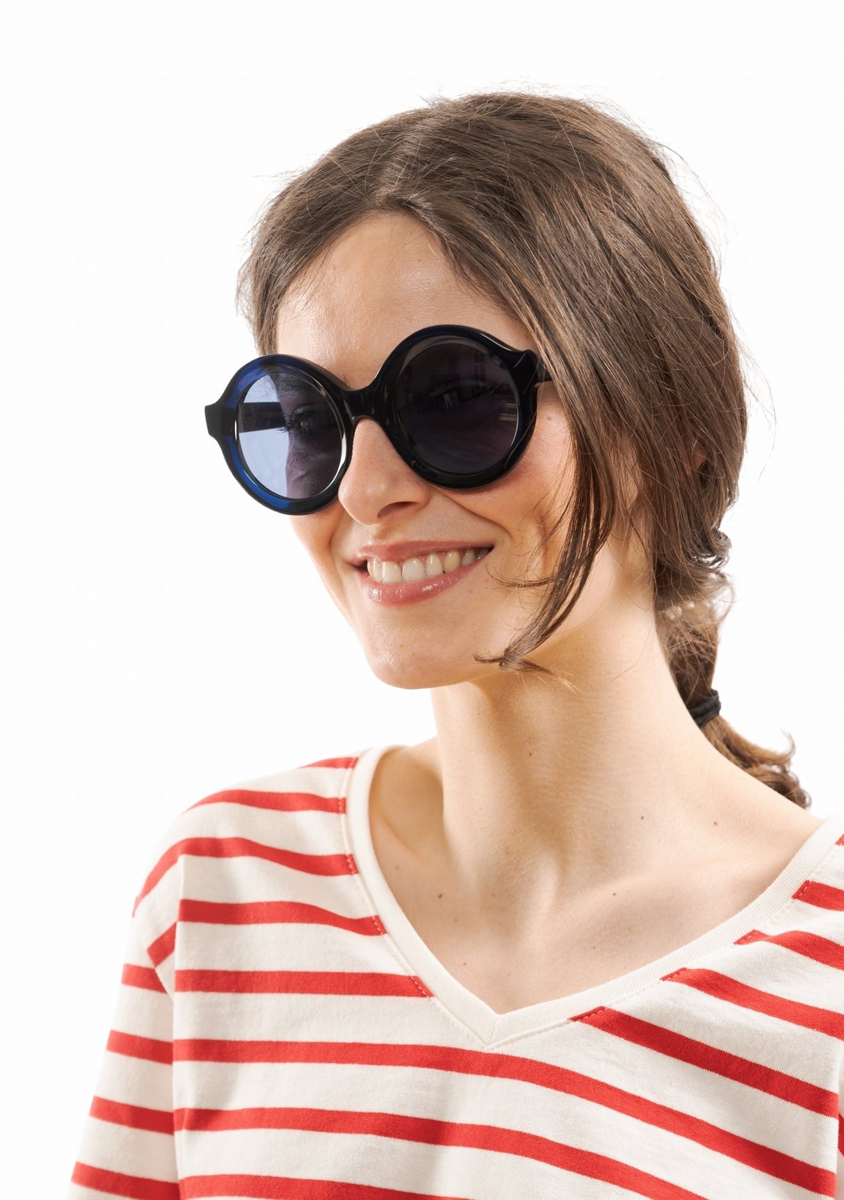 Lunettes de soleil Inès Bleu de Prusse fabriquées en France BLEU DE PRUSSE