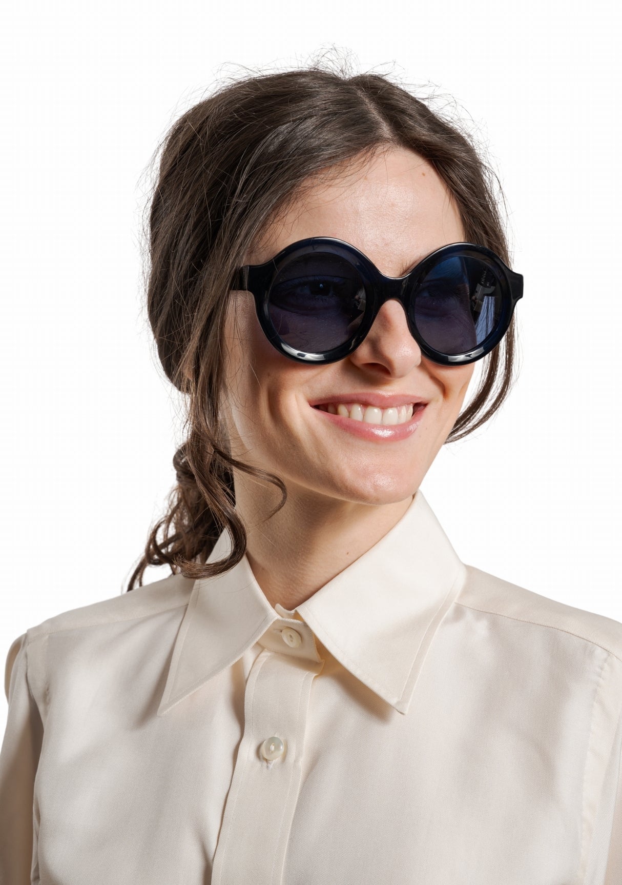 Lunettes de soleil Inès Noir fabriquées en France NOIR