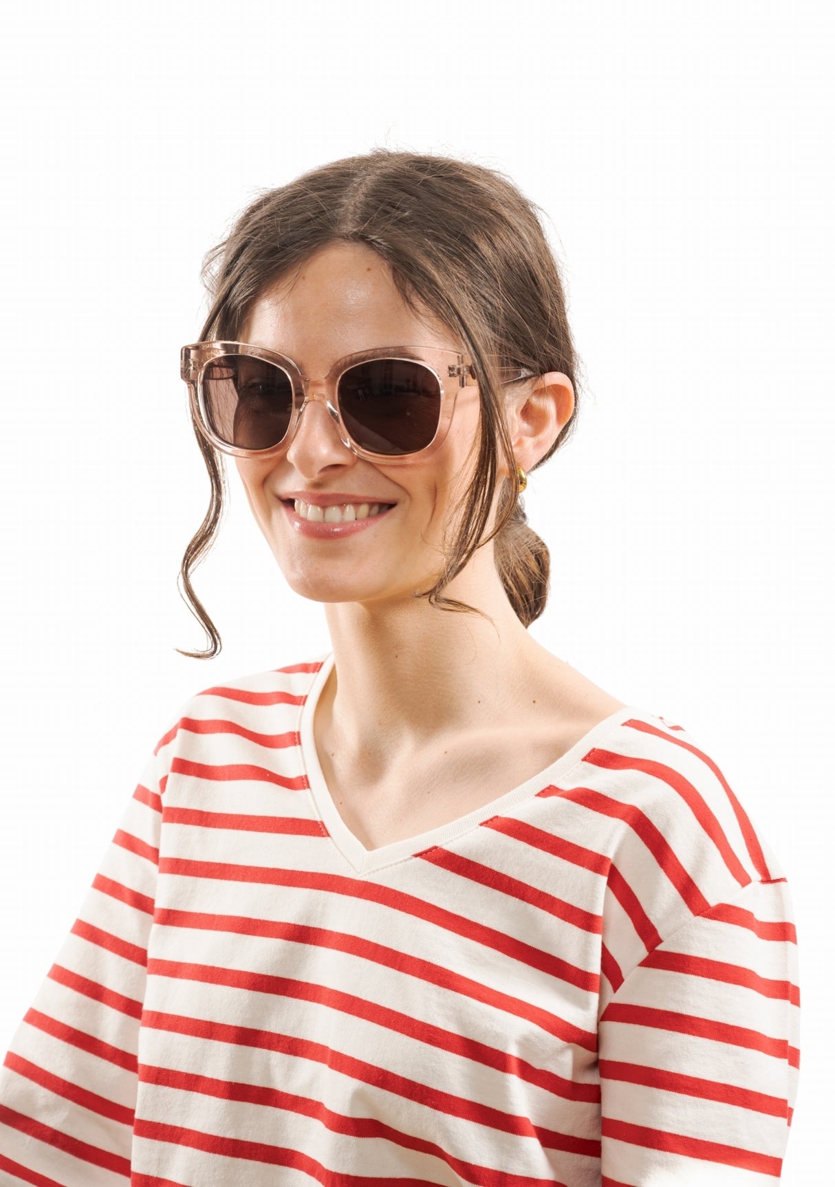 Lunettes de soleil Jeanne Champagne Rosé fabriquées en France CHAMPAGNE ROSE