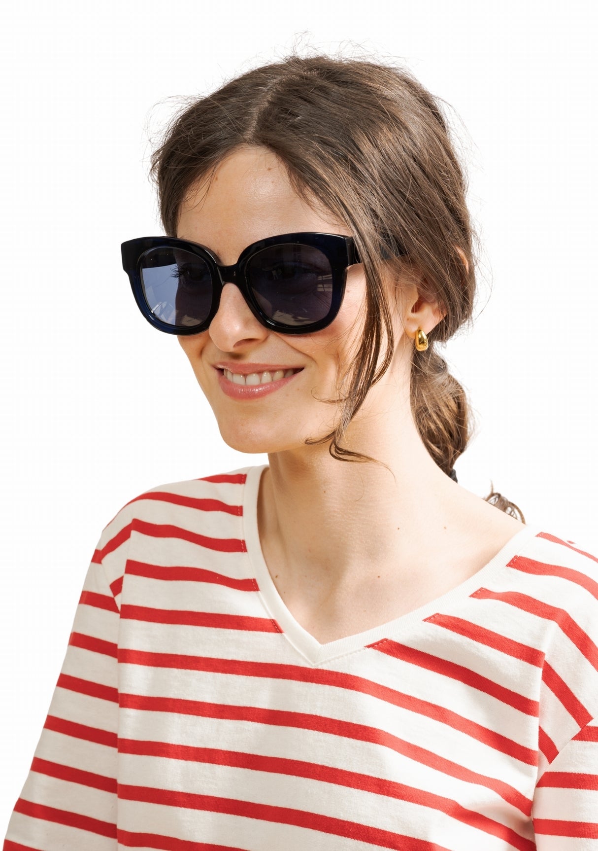 Lunettes de soleil Jeanne Bleu de Prusse fabriquées en France BLEU DE PRUSSE