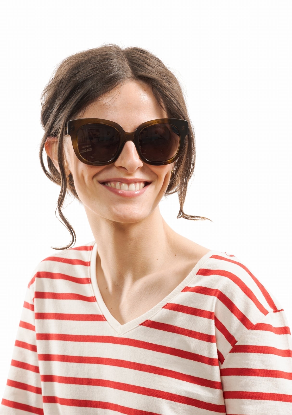 Lunettes de soleil Jeanne Olive fabriquées en France OLIVE