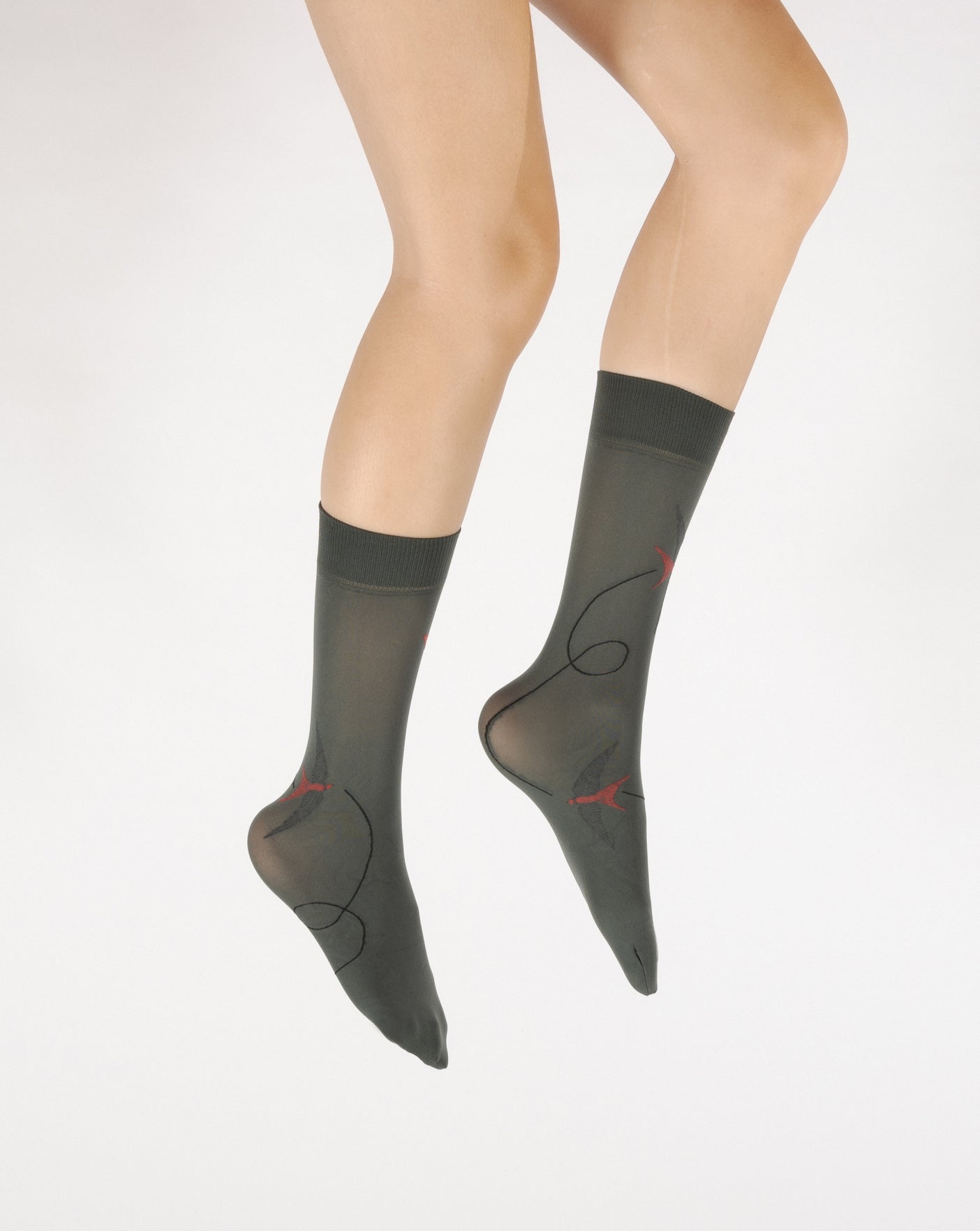 Collants Mi-bas Femme Merry Style - 40 DEN, Microfibre Douce, Fabriqué En UE, Coloris Variés