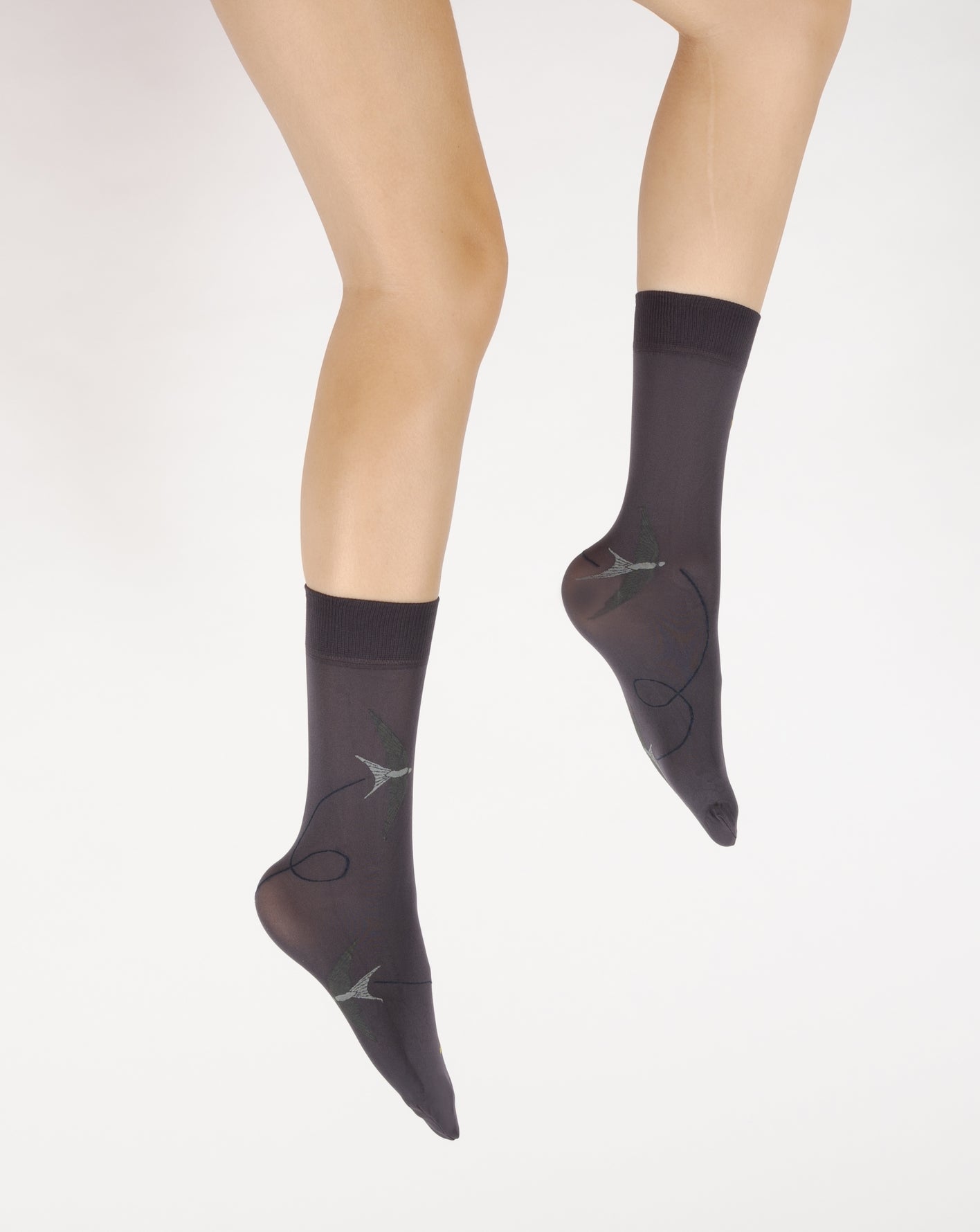 Collants Mi-bas Femme Merry Style - 40 DEN, Microfibre Douce, Fabriqué En UE, Coloris Variés