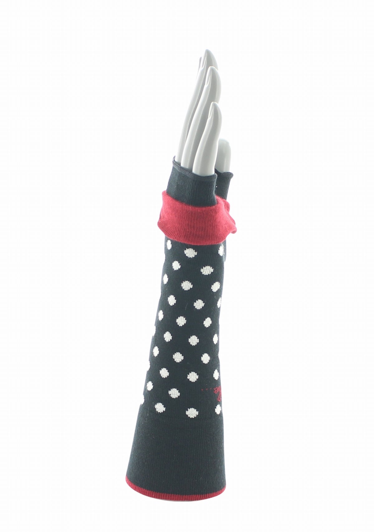 Mitaines femme Berthe Pois NOIR