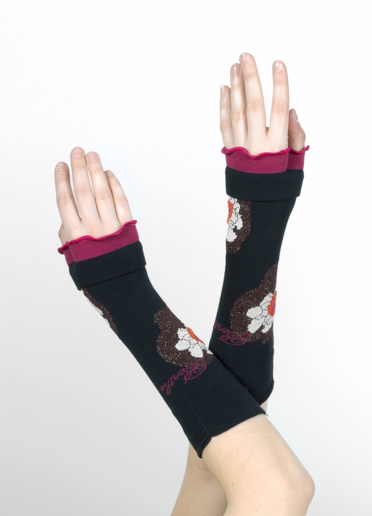 Mitaines Pétales et Pistils BLEU MARINE