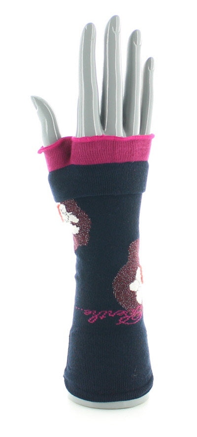 Mitaines Pétales et Pistils BLEU MARINE