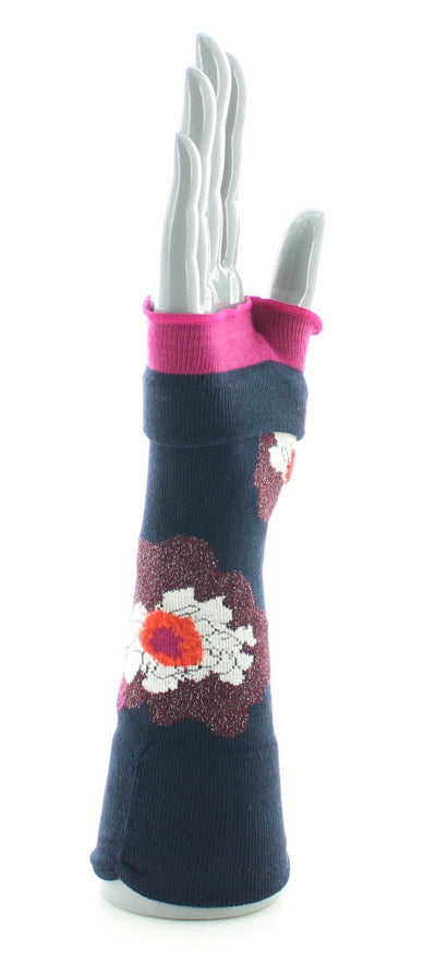 Mitaines Pétales et Pistils BLEU MARINE