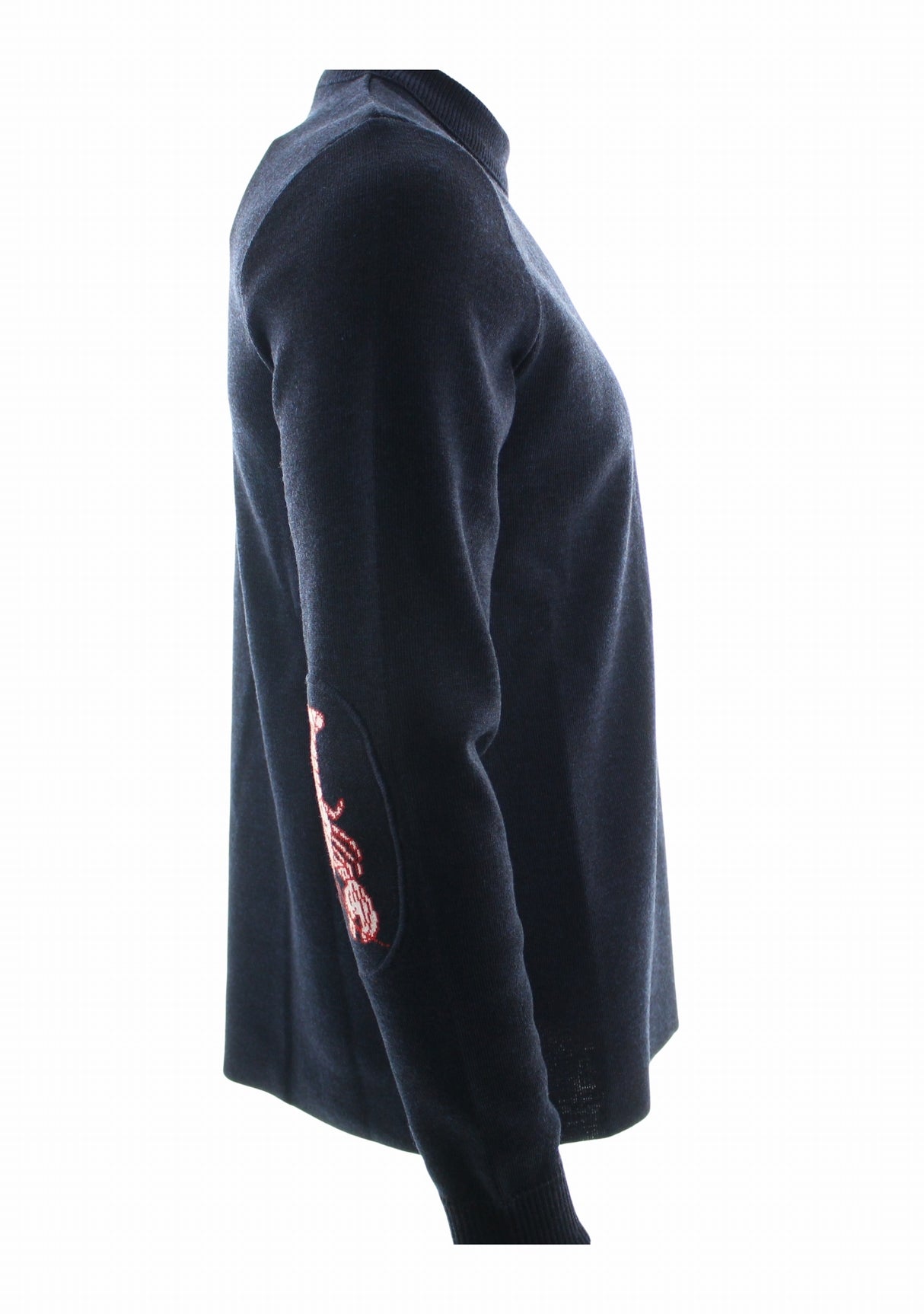 Pull marin homme col rond Berthe Homard MARINE