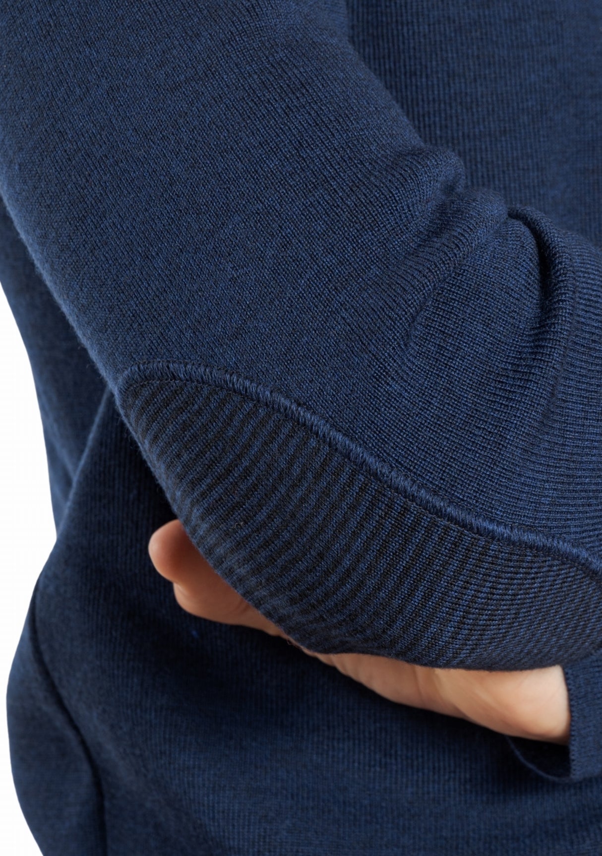 Pull marin Homme Rayures Asymétriques Bleu Royal Col V BLEU ROYAL