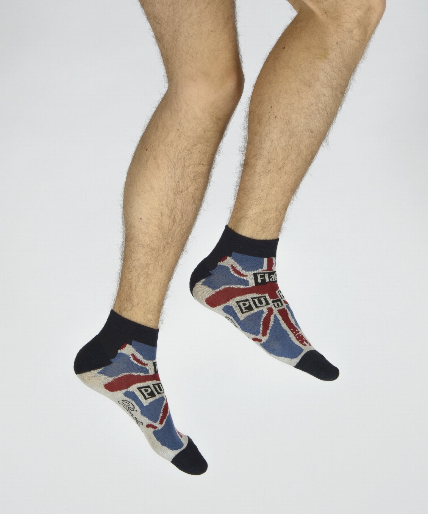 Socquettes de sport Flag Punk BLEU