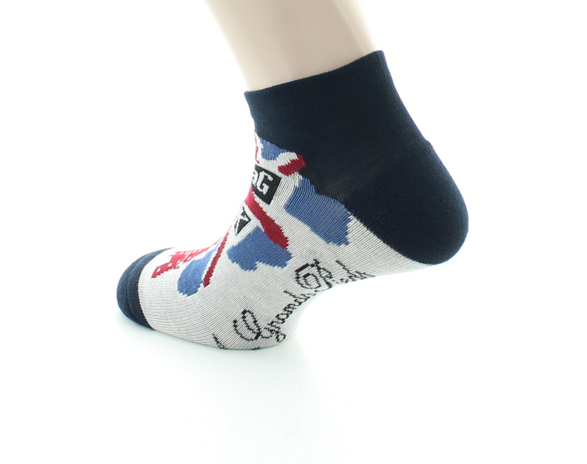 Socquettes de sport Flag Punk BLEU