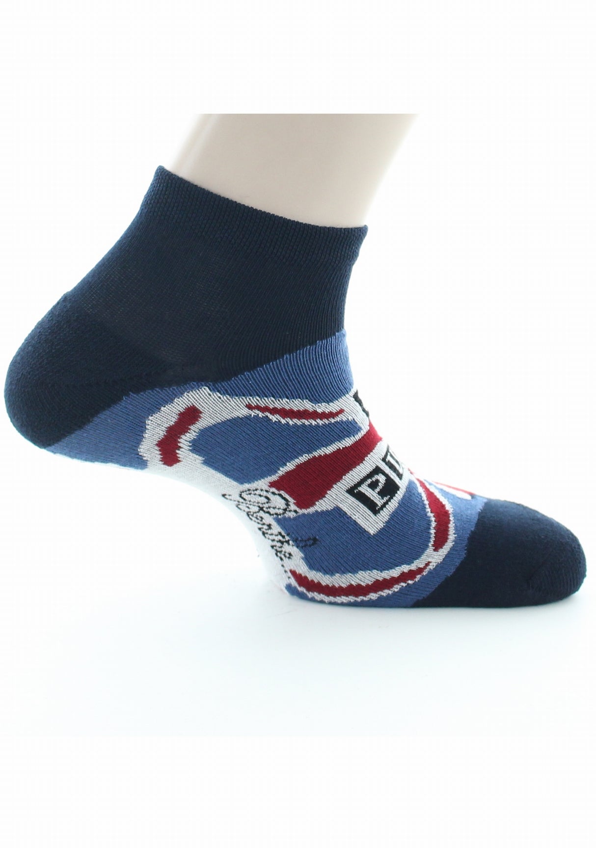 Socquettes homme coton Flag Punk MARINE