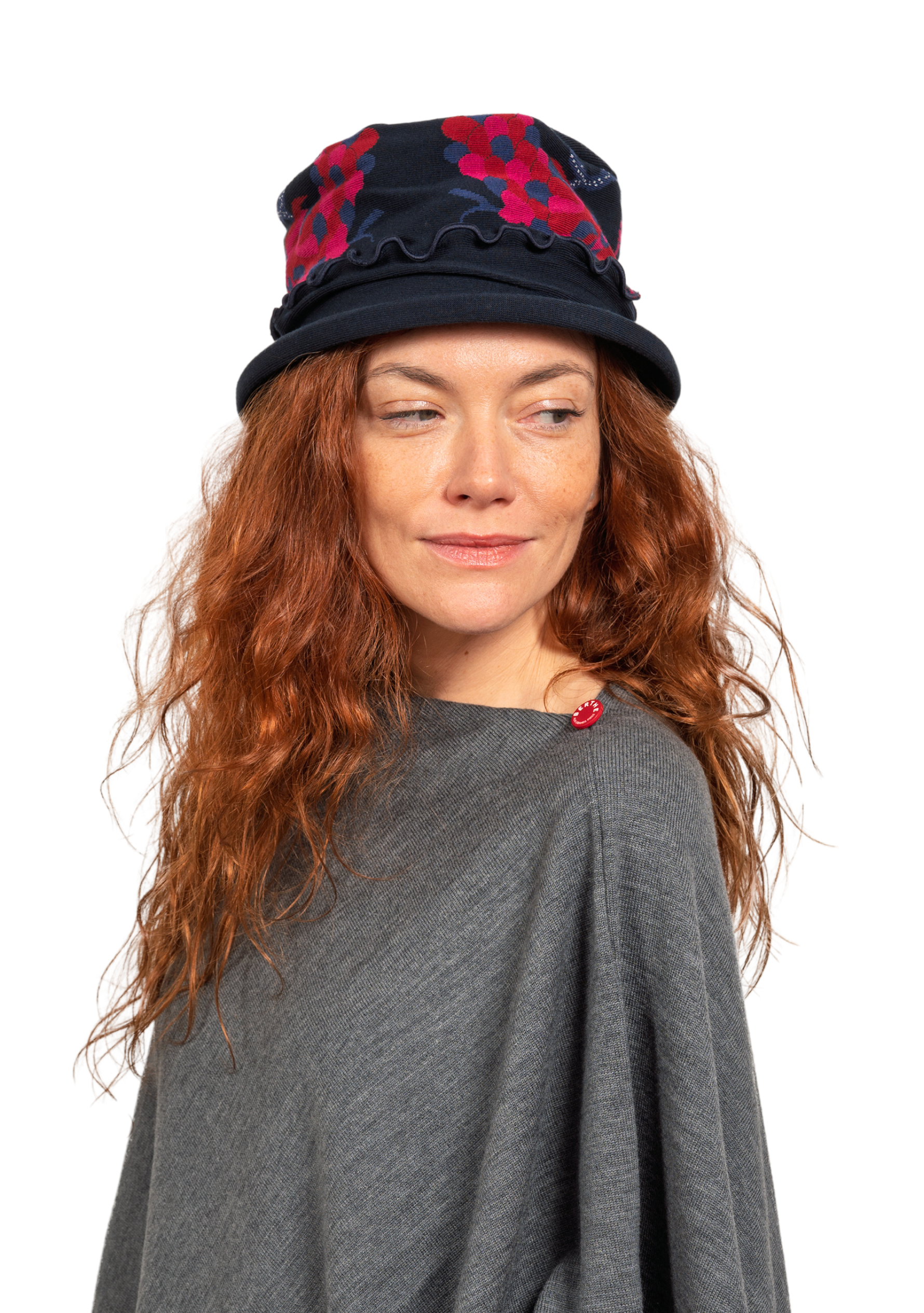 Chapeau femme en coton Le Paon