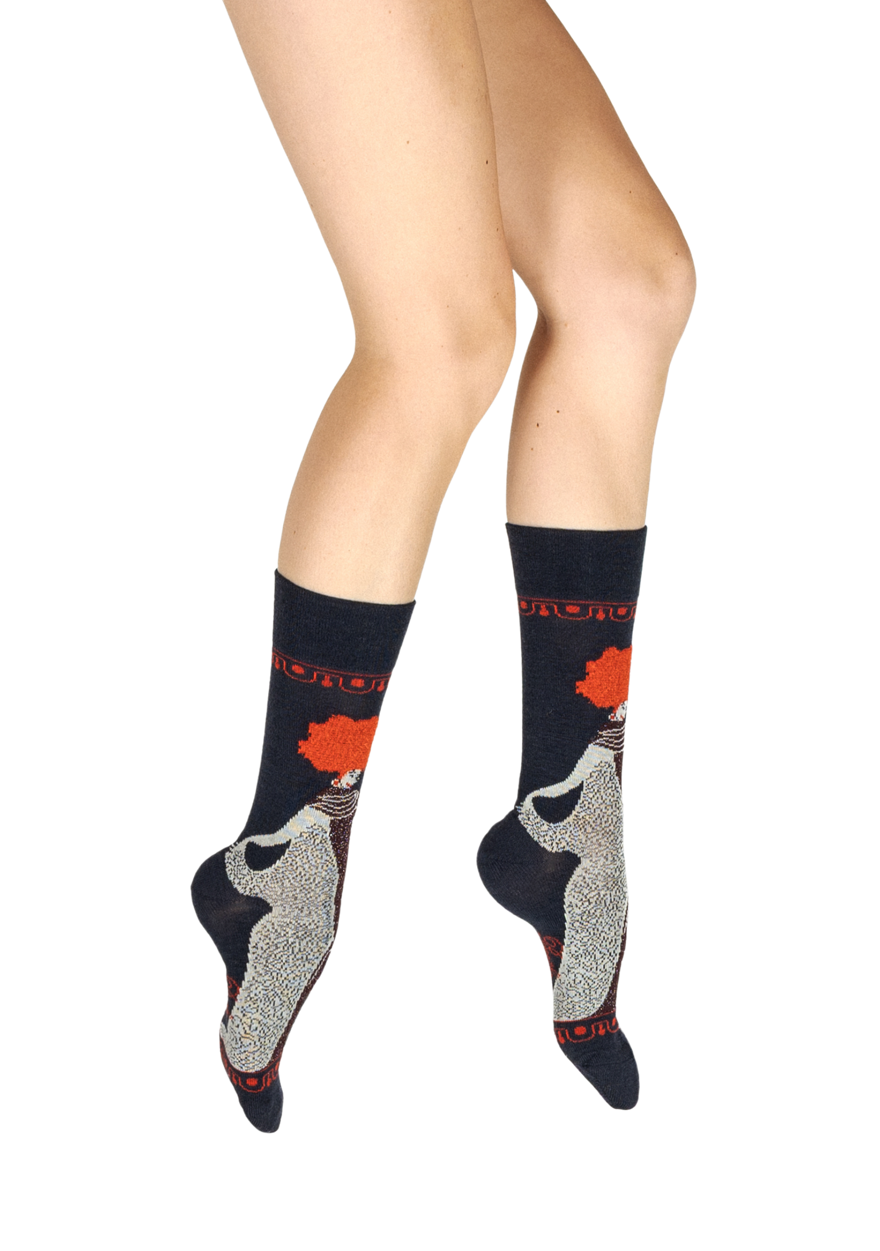 Chaussettes femme en laine peignée La Femme 1900