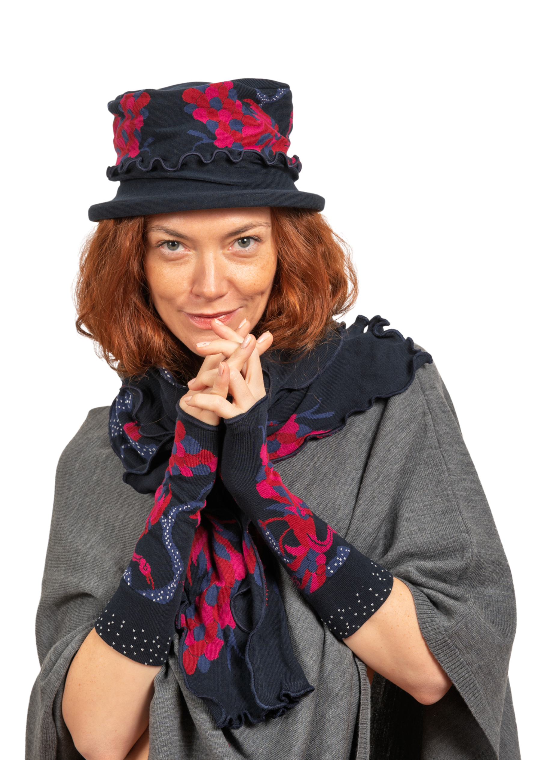 Écharpe pour femme en coton Le Paon