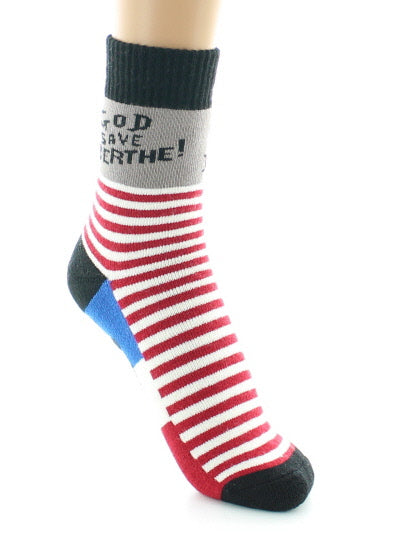 Chaussettes antidérapantes God Save Berthe ECRU