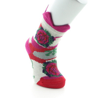 Chaussettes Bébé Couronne Rose ROUGE/ROSE