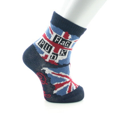 Chaussettes Bébé Flag Punk BLEU